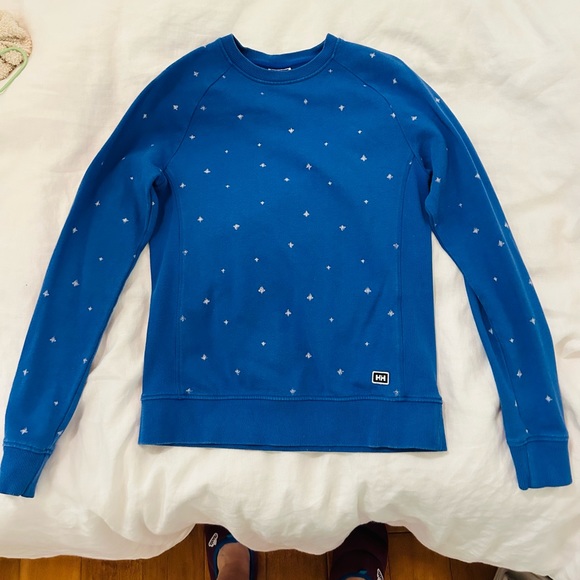 XS Helly Hanson crewneck sweatshirt in blue - Picture 1 of 6
